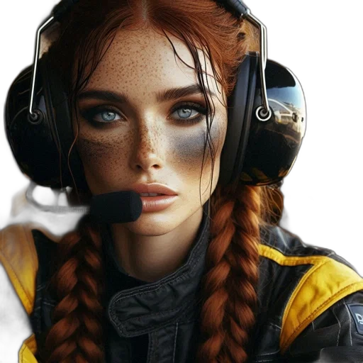 face, robot, staff, weapon transparent PNG cut-out