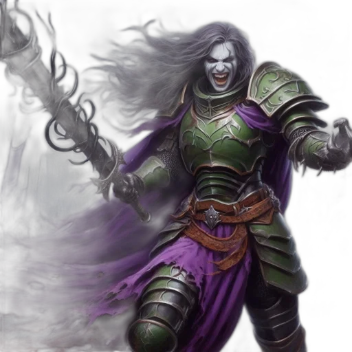 fantasy art, concept art, comic book art, photorealistic transparent PNG cut-out