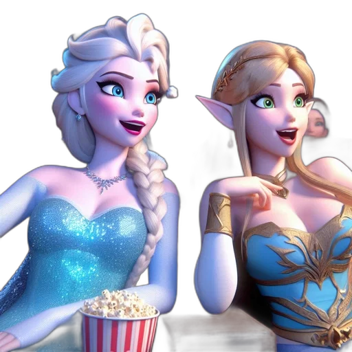 3d render, concept art, fantasy art, cartoon transparent PNG cut-out