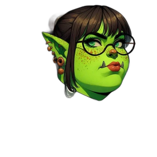 staff, face, mask, jewelry transparent PNG cut-out