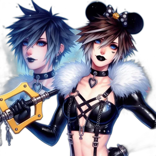concept art, cyberpunk, fantasy art, anime transparent PNG cut-out