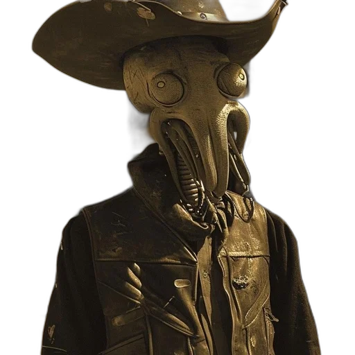 jacket, mask, hat, creature transparent PNG cut-out