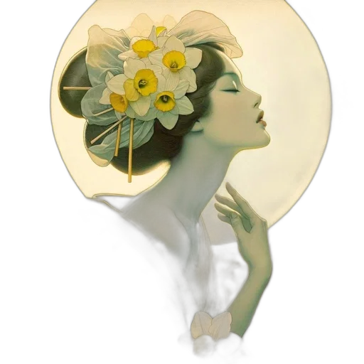 crown, hat, flower, mask transparent PNG cut-out