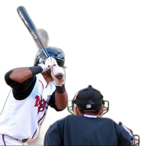baseball, player, white, uniform transparent PNG cut-out