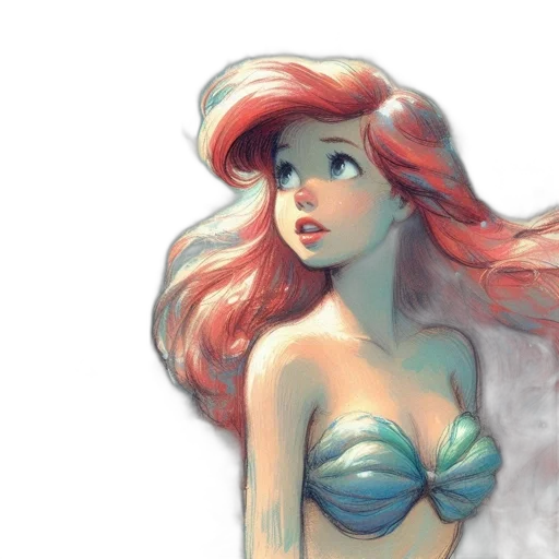 dress, watercolor, fantasy art, concept art transparent PNG cut-out