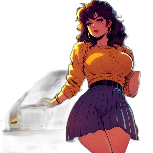 car, dress, jacket, robot transparent PNG cut-out