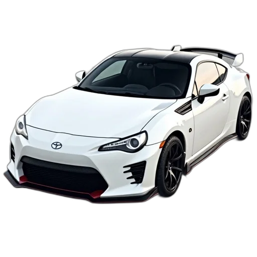 car, 3d render, photorealistic, white transparent PNG cut-out