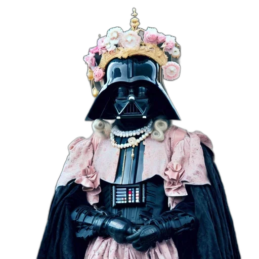 crown, dress, staff, concept art transparent PNG cut-out