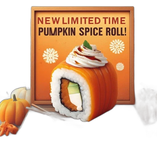 food, promotional, setup, pumpkin transparent PNG cut-out