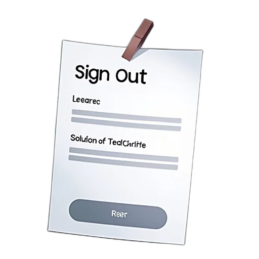 furniture, staff, sign, out transparent PNG cut-out