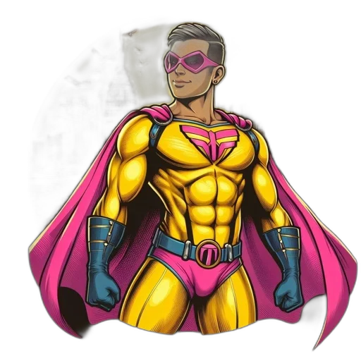 comic book art, cartoon, concept art, anime transparent PNG cut-out
