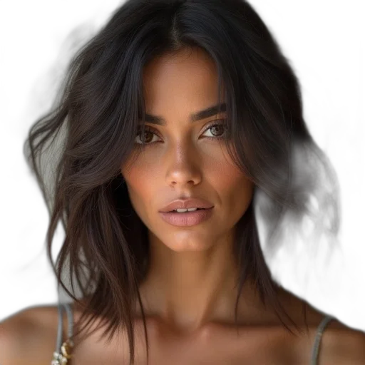 hair, face, jewelry, crown transparent PNG cut-out