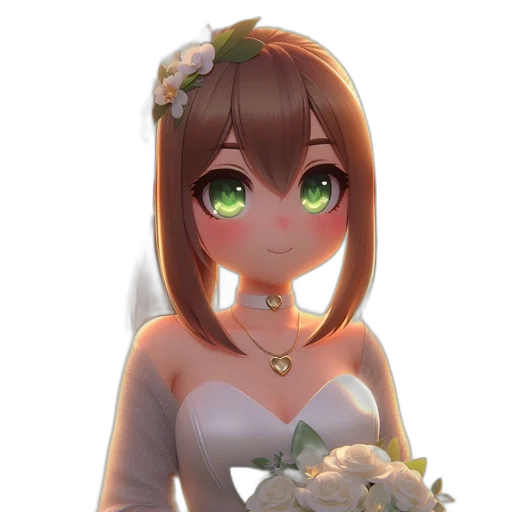 dress, robot, crown, face transparent PNG cut-out