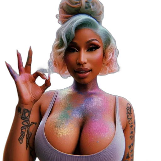 jewelry, cartoon, vaporwave, concept art transparent PNG cut-out