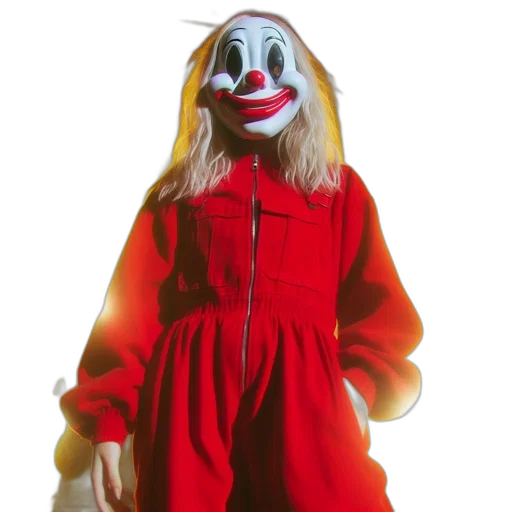 mask, jacket, creature, dress transparent PNG cut-out