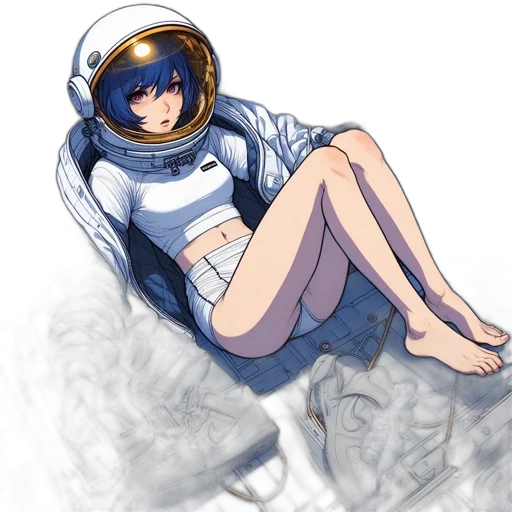 robot, dress, concept art, anime transparent PNG cut-out
