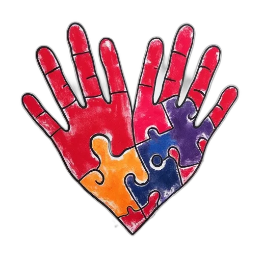 jewelry, autism, awareness, heart transparent PNG cut-out