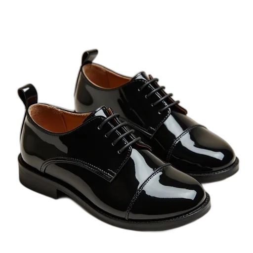 shoes, youth, martie, patent transparent PNG cut-out