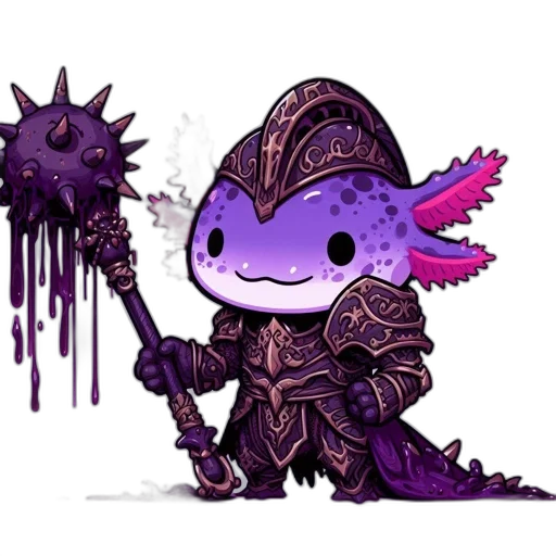 dragon, staff, creature, weapon transparent PNG cut-out