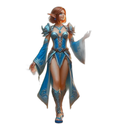concept art, fantasy art, 3d render, comic book art transparent PNG cut-out
