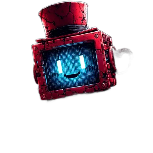 robot, mask, face, hat transparent PNG cut-out