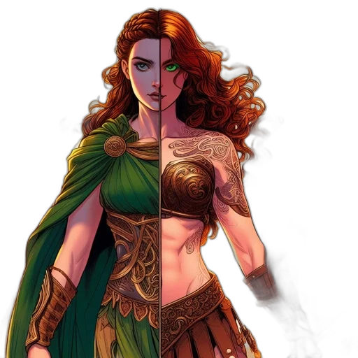 fantasy art, concept art, comic book art, pixel art transparent PNG cut-out