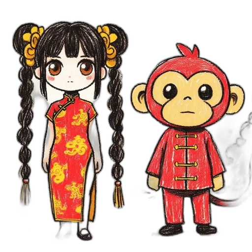 concept art, anime, cartoon, pixel art transparent PNG cut-out