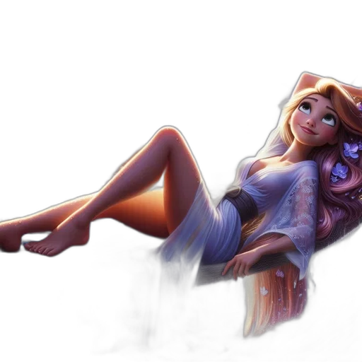 dress, fantasy art, concept art, photorealistic transparent PNG cut-out