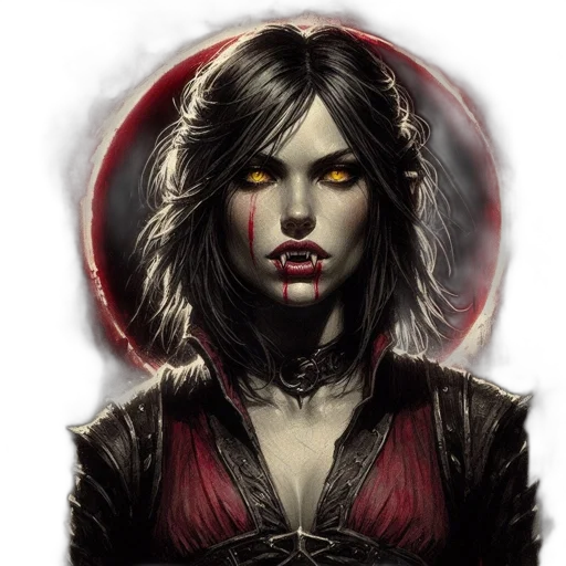 face, fantasy art, comic book art, concept art transparent PNG cut-out