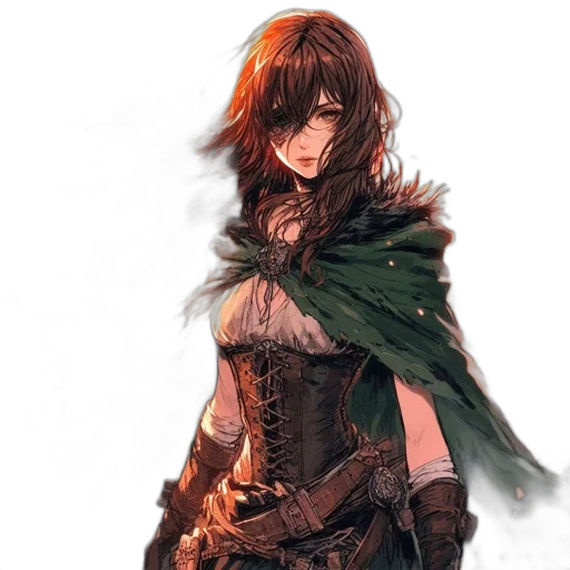 sword, weapon, jacket, fantasy art transparent PNG cut-out