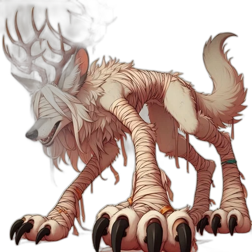 creature, staff, animal, concept art transparent PNG cut-out