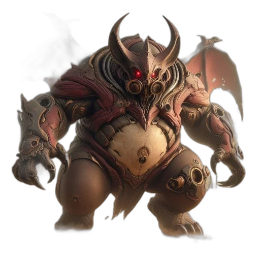 dragon, creature, mask, weapon transparent PNG cut-out