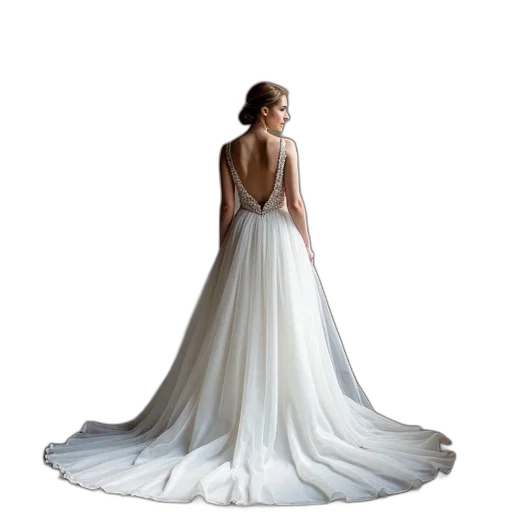 dress, photorealistic, 3d render, concept art transparent PNG cut-out
