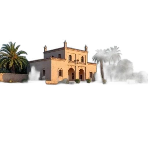 building, photorealistic, concept art, 3d render transparent PNG cut-out