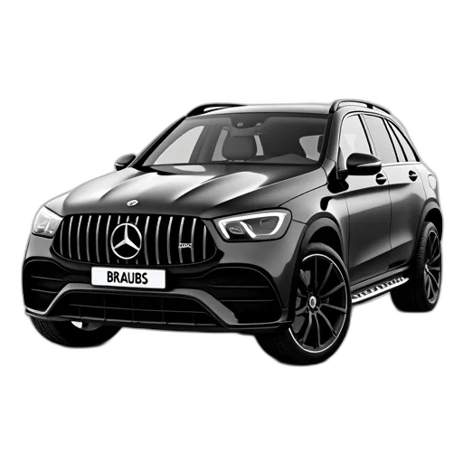 car, photorealistic, 3d render, pencil sketch transparent PNG cut-out