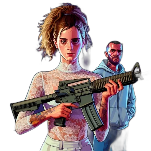 weapon, concept art, comic book art, pixel art transparent PNG cut-out