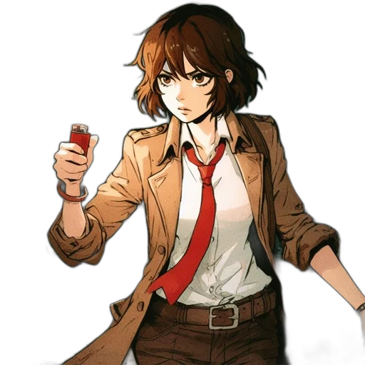 jacket, staff, weapon, concept art transparent PNG cut-out
