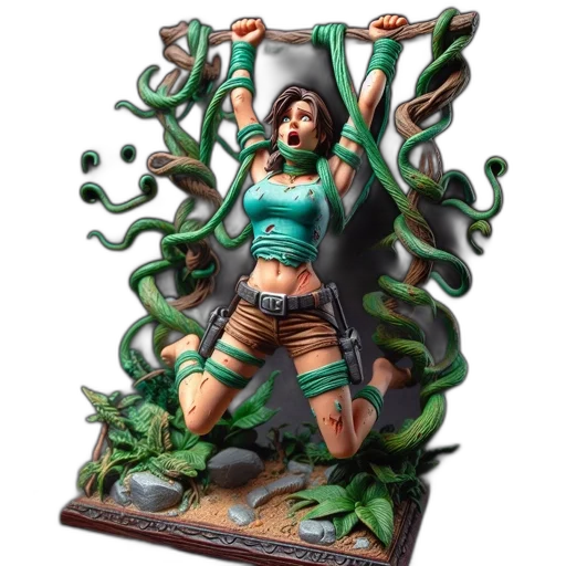 concept art, comic book art, fantasy art, 3d render transparent PNG cut-out