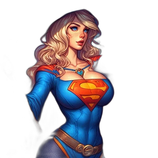 dress, comic book art, fantasy art, concept art transparent PNG cut-out
