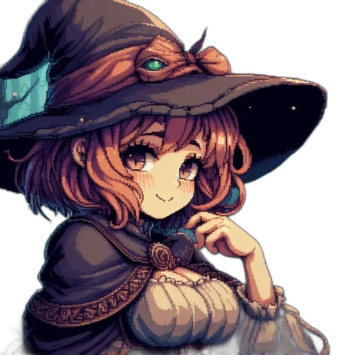 hat, staff, dress, mask transparent PNG cut-out