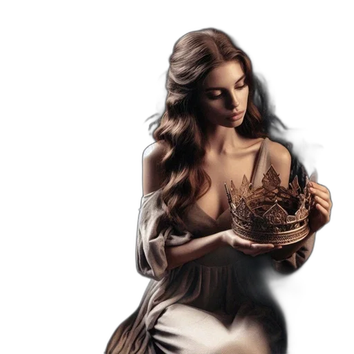dress, crown, food, jewelry transparent PNG cut-out