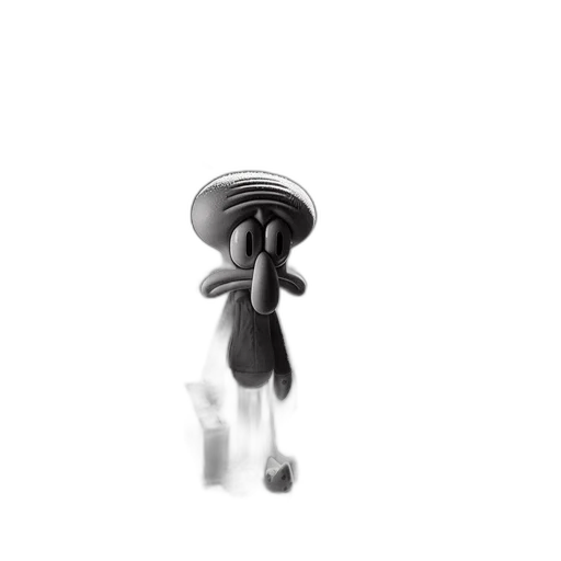 hat, robot, hair, staff transparent PNG cut-out