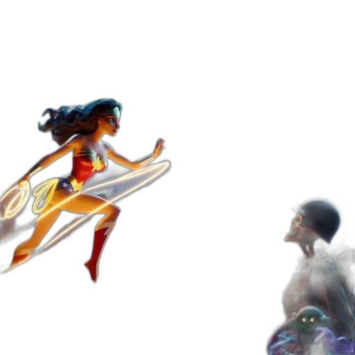 concept art, comic book art, fantasy art, 3d render transparent PNG cut-out