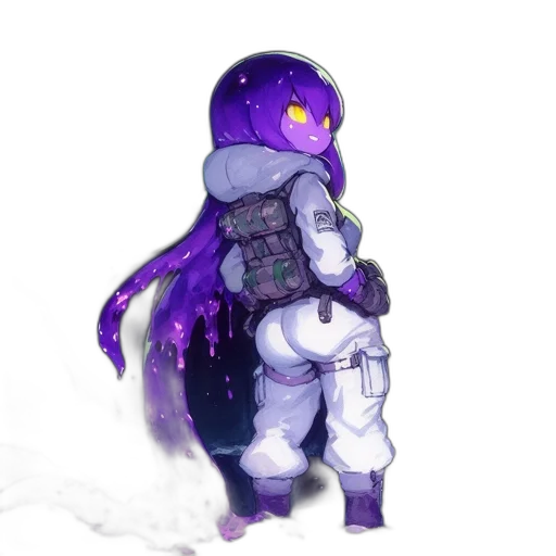 robot, staff, weapon, jacket transparent PNG cut-out