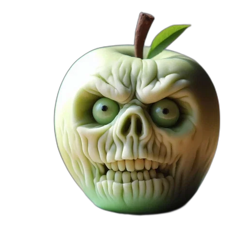 mask, face, food, 3d render transparent PNG cut-out