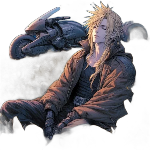 jacket, dragon, weapon, creature transparent PNG cut-out