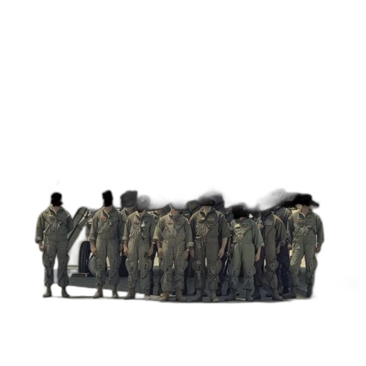staff, jacket, hat, weapon transparent PNG cut-out