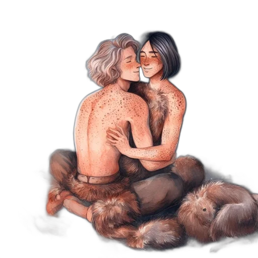 watercolor, concept art, fantasy art, photorealistic transparent PNG cut-out