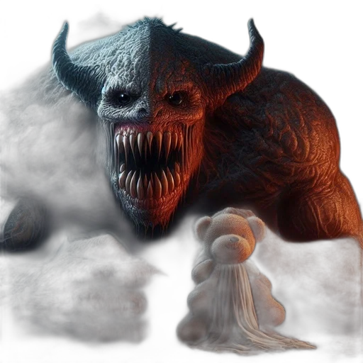creature, dragon, mask, concept art transparent PNG cut-out