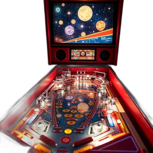 3d render, outer space, sterne, arcade transparent PNG cut-out